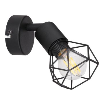 Globo - Zidna reflektorska lampa 1xE14/40W/230V crno