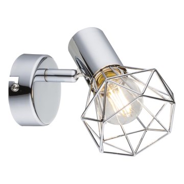 Globo - Zidna reflektorska lampa 1xE14/40W/230V sjajni krom