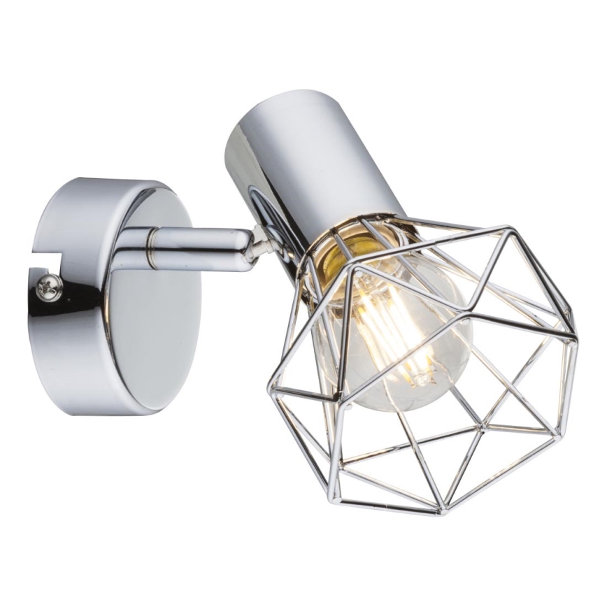 Globo - Zidna reflektorska lampa 1xE14/40W/230V sjajni krom