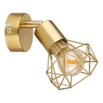Globo - Zidna reflektorska lampa 1xE14/40W/230V zlatna