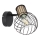 Globo - Zidna reflektorska lampa 1xE27/40W/230V