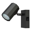 Globo - Zidna reflektorska lampa 1xGU10/25W/230V crno