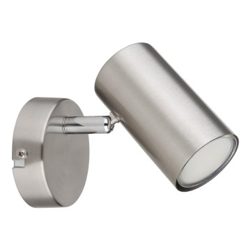 Globo - Zidna reflektorska lampa 1xGU10/25W/230V mat krom