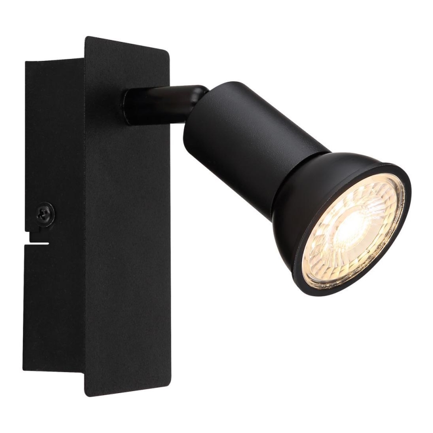 Globo - Zidna reflektorska lampa 1xGU10/35W/230V crno