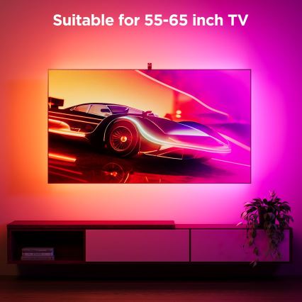 Govee - Backlight 3S Netflix TV 55-65" SMART LED sa pozadinskim osvetljenjem RGBICW Wi-Fi + Daljinski upravljač