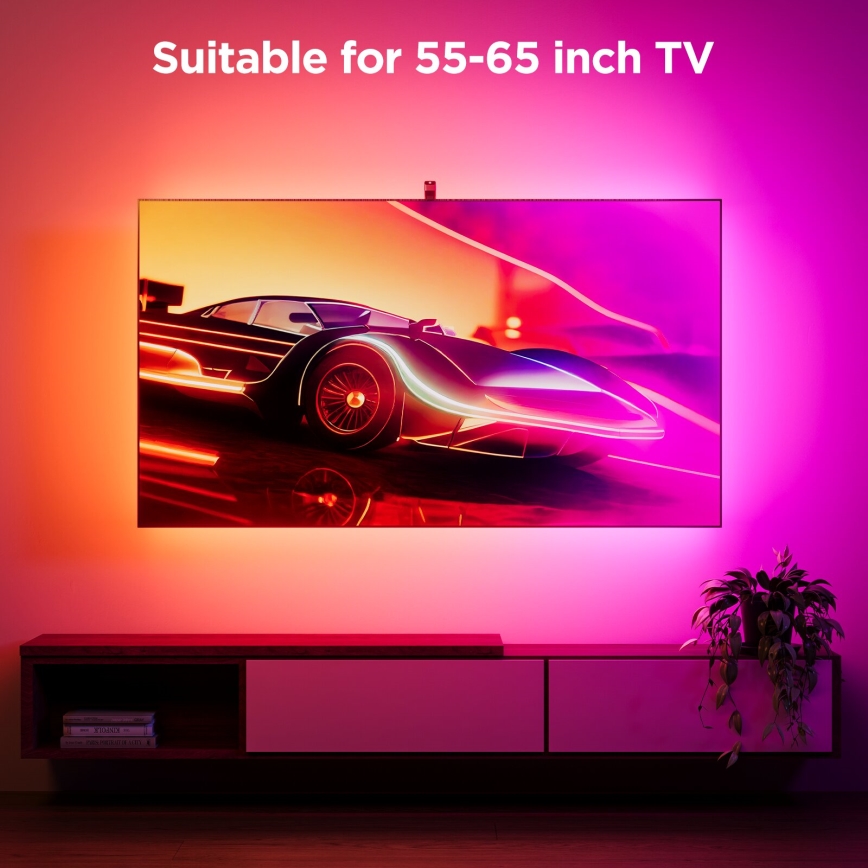 Govee - Backlight 3S Netflix TV 55-65" SMART LED sa pozadinskim osvetljenjem RGBICW Wi-Fi + Daljinski upravljač