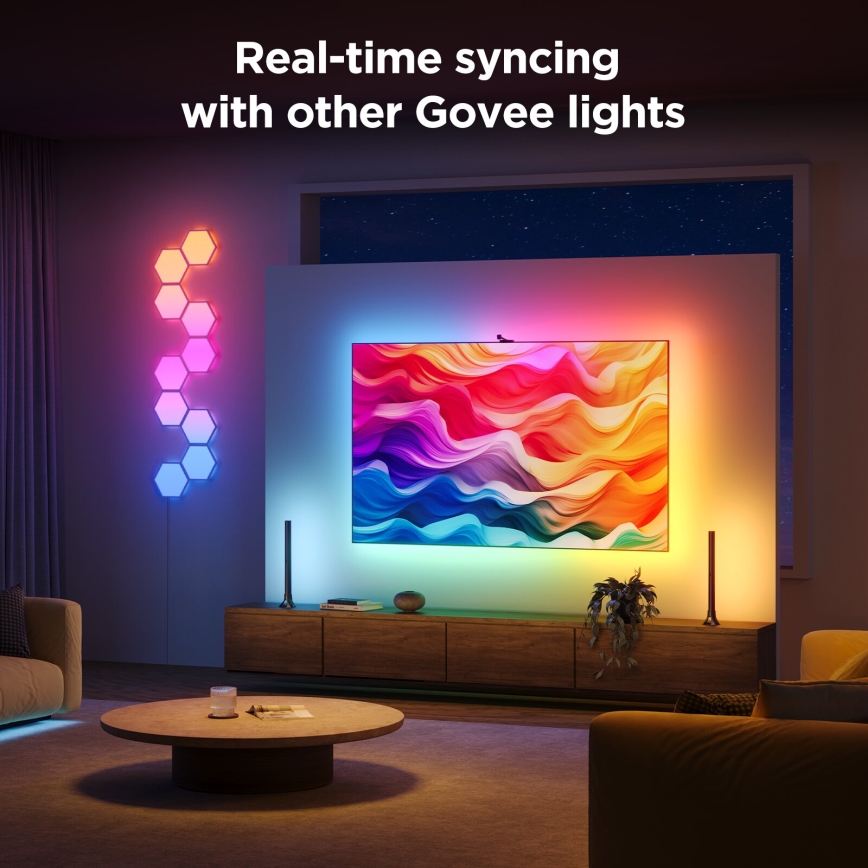 Govee - Backlight 3S Netflix TV 55-65" SMART LED sa pozadinskim osvetljenjem RGBICW Wi-Fi + Daljinski upravljač
