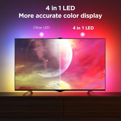 Govee - Backlight 3S Netflix TV 55-65" SMART LED sa pozadinskim osvetljenjem RGBICW Wi-Fi + Daljinski upravljač