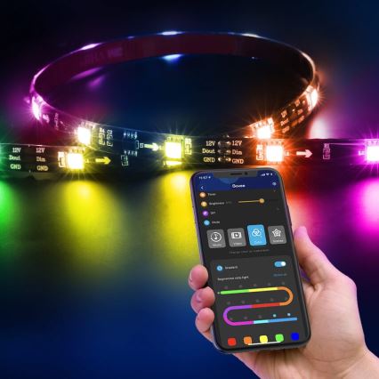 Govee - DreamView T2 DUAL TV 55-65 SMART LED pozadinsko osvetljenje RGBIC Wi-Fi + daljinski upravljač