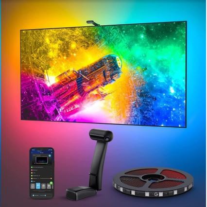 Govee - DreamView T2 DUAL TV 55-65" SMART LED sa pozadinskim osvetljenjem RGBIC Wi-Fi + Daljinski upravljač