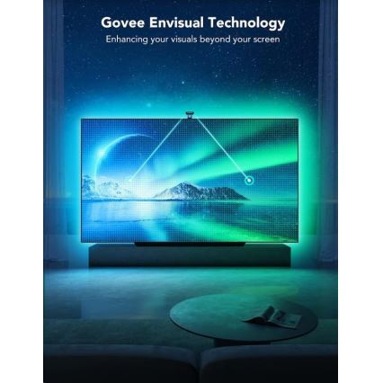 Govee - DreamView T2 DUAL TV 55-65" SMART LED sa pozadinskim osvetljenjem RGBIC Wi-Fi + Daljinski upravljač