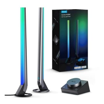 Govee - komplet 2x Smart gejming Wi-Fi LED RGBIC paneli + Smart Dual + daljinski upravljač