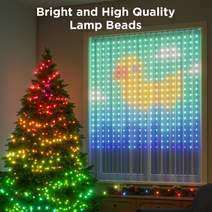 Govee - LED RGB Prigušivi spoljni dekorativni lanac LED/15W/230V IP65 Wi-Fi
