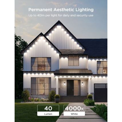 Govee - LED RGBIC niz spuštenih svetala 30m Wi-Fi Matter IP67
