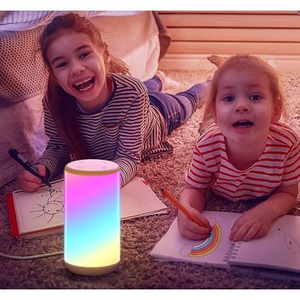 Govee - LED RGBIC Prigušiva stona lampa AURA 2 2200-6500K Wi-Fi Matter