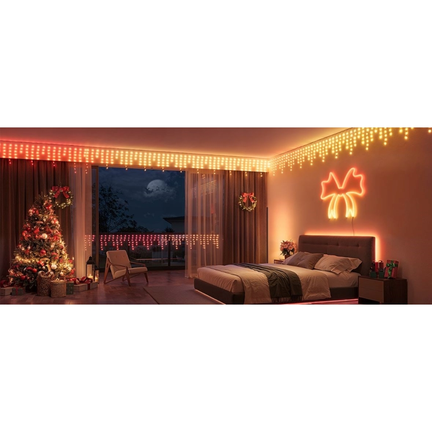 Govee - LED RGBIC Spoljašnji lanac Smart stalaktiti 10m Wi-Fi Matter IP65