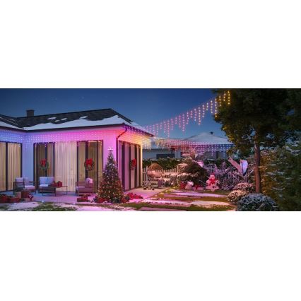 Govee - LED RGBIC Spoljašnji lanac Smart stalaktiti 10m Wi-Fi Matter IP65
