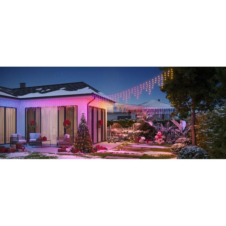 Govee - LED RGBIC Spoljašnji lanac Smart stalaktiti 10m Wi-Fi Matter IP65