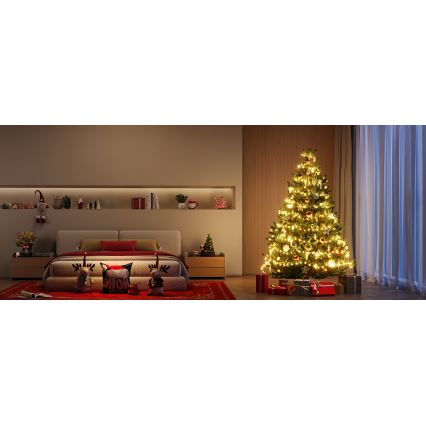 Govee - LED RGBICW Spoljašnji božićni niz 2700-6500K 20m Wi-Fi Matter IP66