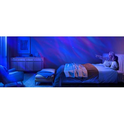 Govee - LED RGBW galaksijski projektor svetla Pro Wi-Fi Matter