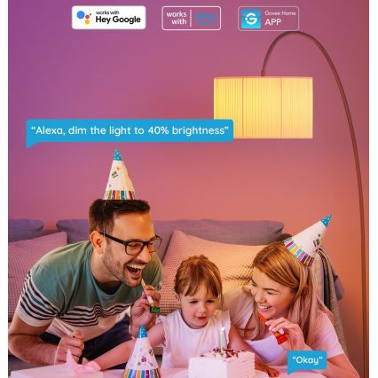 Govee - LED RGBWW Prigušiva sijalica Smart E27/9W/230V 2700-6500K Wi-Fi