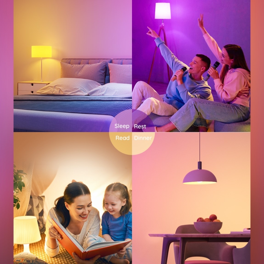 Govee - LED RGBWW Prigušiva sijalica Smart E27/9W/230V 2700-6500K Wi-Fi