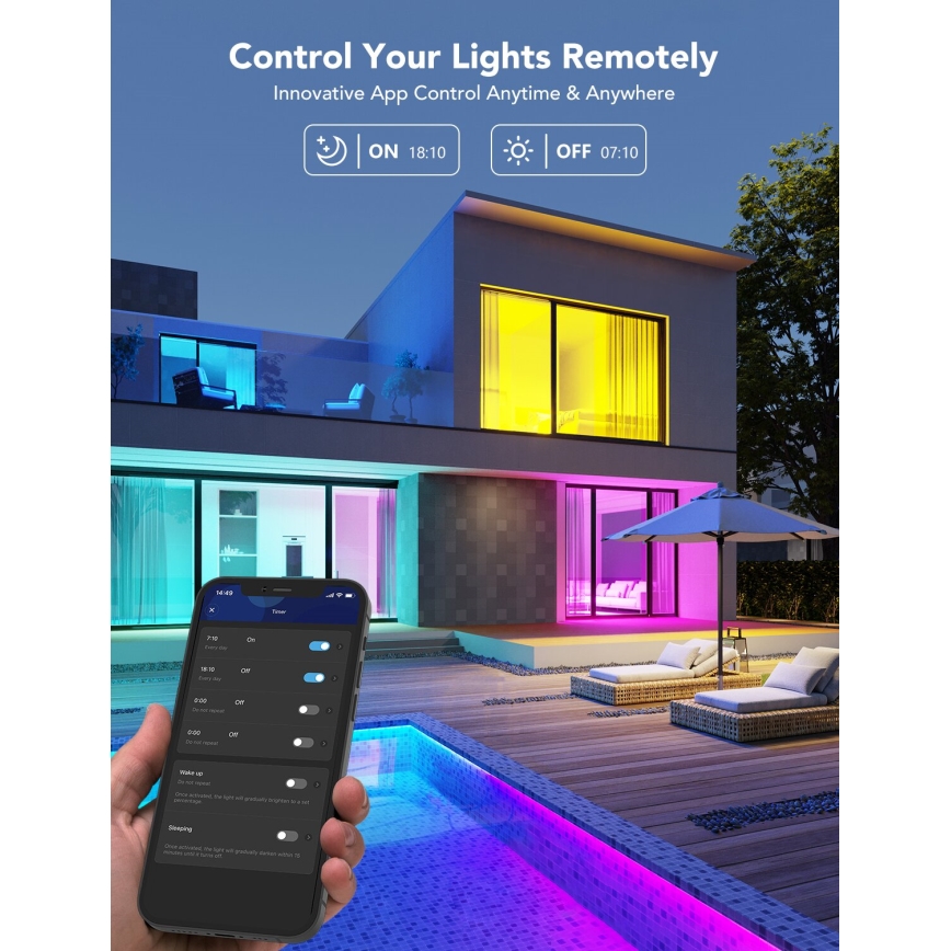 Govee - LED RGBWW Prigušiva sijalica Smart E27/9W/230V 2700-6500K Wi-Fi