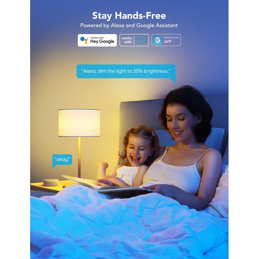 Govee - LED RGBWW Prigušiva sijalica Smart E27/9W/230V 2700-6500K Wi-Fi