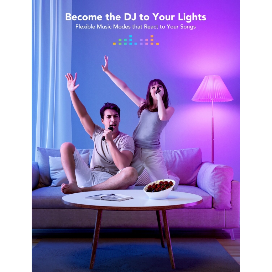Govee - LED RGBWW Prigušiva sijalica Smart E27/9W/230V 2700-6500K Wi-Fi
