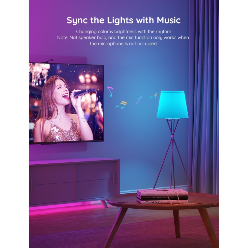 Govee - LED RGBWW Prigušiva sijalica Smart E27/9W/230V 2700-6500K Wi-Fi
