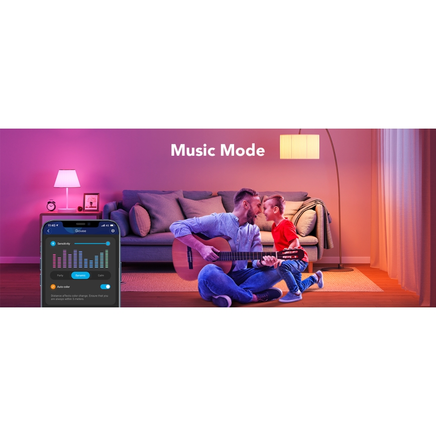 Govee - LED RGBWW Prigušiva sijalica Smart E27/9W/230V 2700-6500K Wi-Fi
