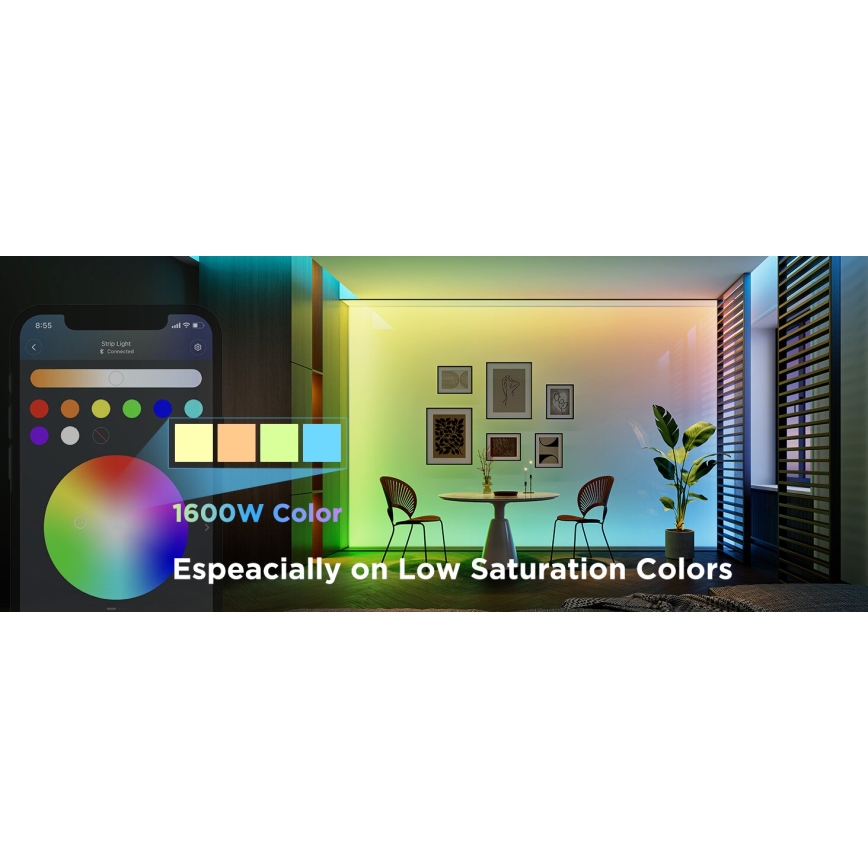 Govee - LED RGBWWIC Prig. produžna traka Strip Light 2 Pro 1m Wi-Fi Matter