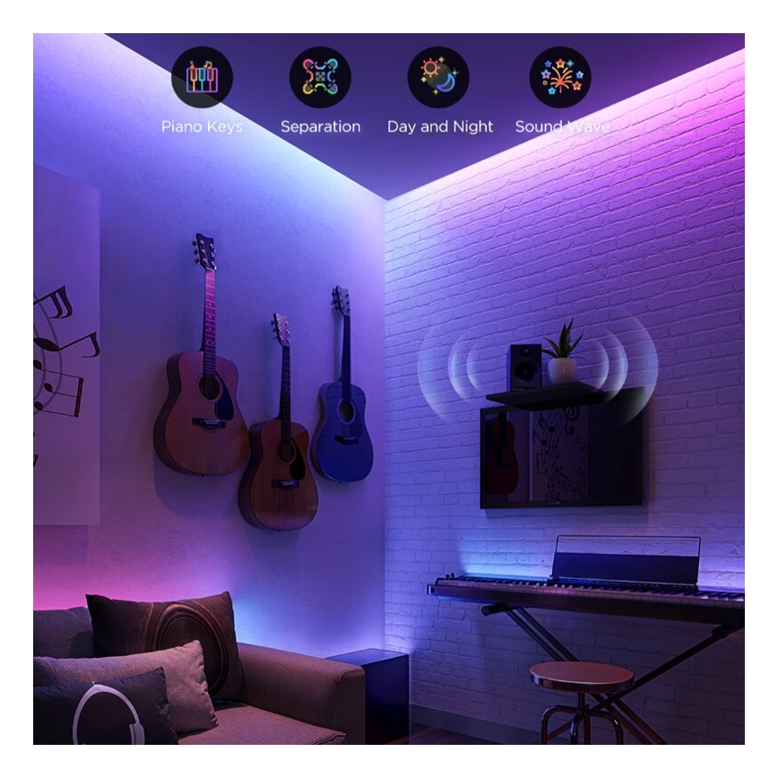 Govee - LED RGBWWIC Prigušiva traka Strip Light 2 Pro 5m Wi-Fi Matter