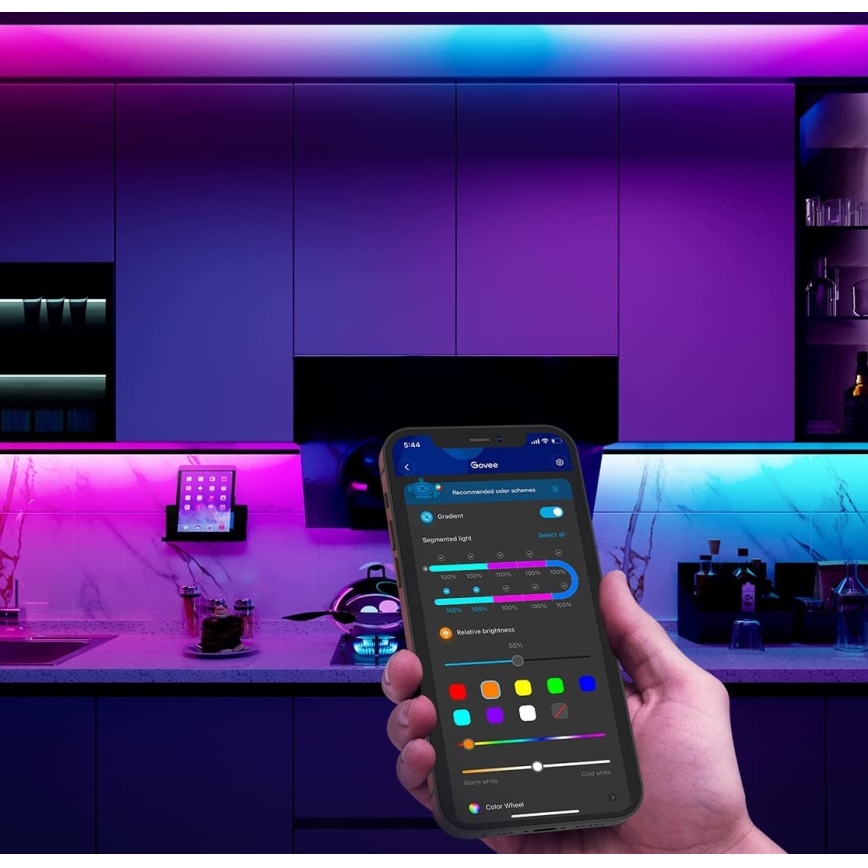 Govee - M1 PRO PREMIUM Smart RGBICW+ LED TRAKA 2m Wi-Fi Matter