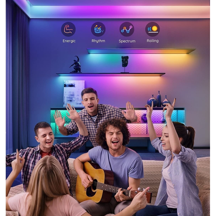 Govee - M1 PRO PREMIUM Smart RGBICW+ LED TRAKA 2m Wi-Fi Matter