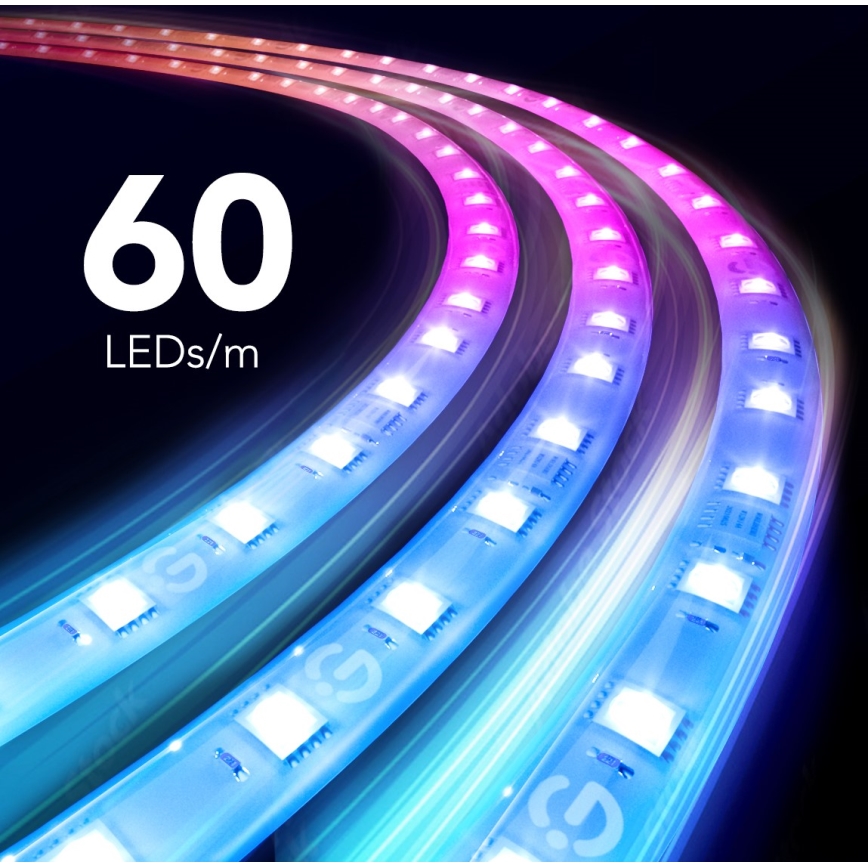 Govee - M1 PRO PREMIUM Smart RGBICW+ LED TRAKA 2m Wi-Fi Matter