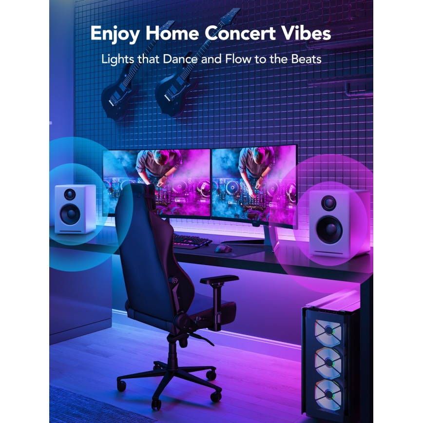 Govee - M1 PRO PREMIUM Smart RGBICW+ LED TRAKA 2m Wi-Fi Matter