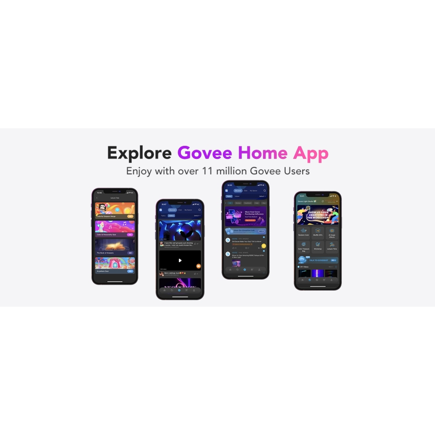 Govee - M1 PRO PREMIUM Smart RGBICW+ LED TRAKA 2m Wi-Fi Matter
