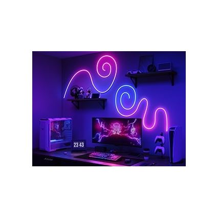 Govee - Neon 2 MATTER fleksibilna LED TRAKA 5m RGBIC Wi-Fi IP67