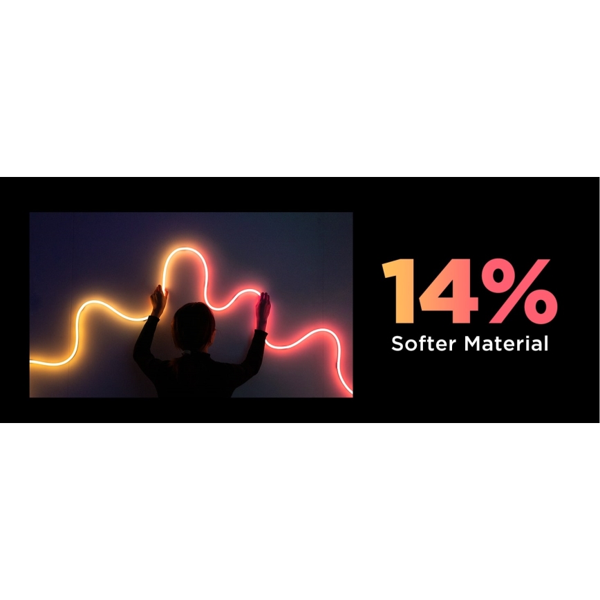 Govee - Neon 2 MATTER fleksibilna LED TRAKA 5m RGBIC Wi-Fi IP67