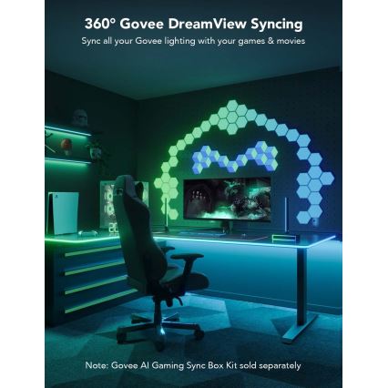 Govee - Neon LED pozadinsko osvetljenje za sto 3m RGBIC Wi-Fi