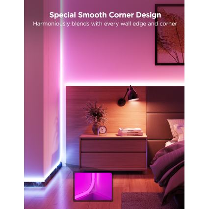 Govee - Neon MATTER LED ugaona lajsna 5m RGBIC Wi-Fi