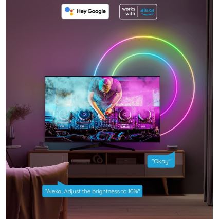 Govee - Neon SMART savitljiva LED traka RGBIC 2m Wi-Fi IP67