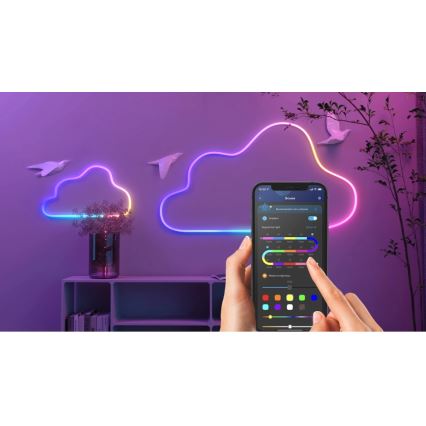 Govee - Neon SMART savitljiva LED traka RGBIC 2m Wi-Fi IP67