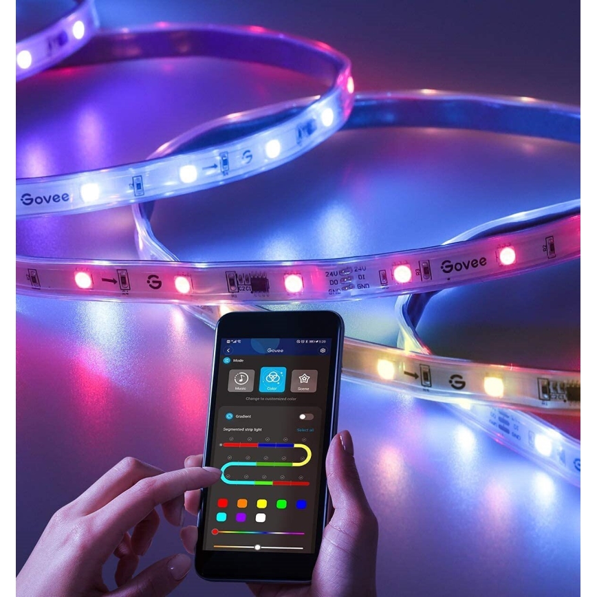 Govee - Outdoor Pro SMART RGBICWW vanjska LED TRAKA 10m 2700-6500K Wi-Fi IP65