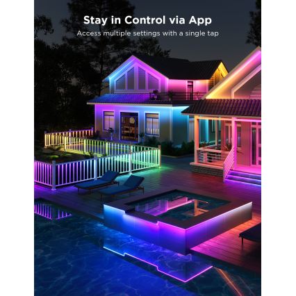 Govee - Outdoor Pro SMART RGBICWW vanjska LED TRAKA 10m 2700-6500K Wi-Fi IP65