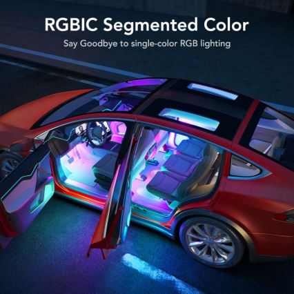 Govee - Pametne LED trake za automobil - RGBIC