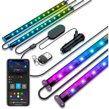 Govee - Pametne LED trake za automobil - RGBIC