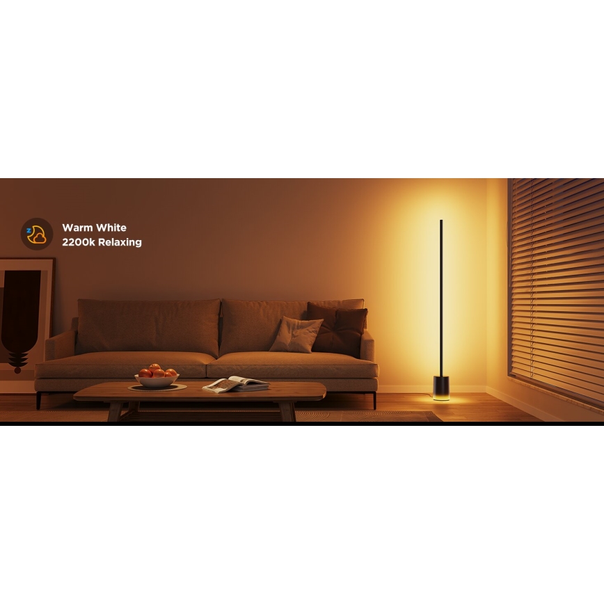 Govee - LED Prigušiva podna lampa Smart MATTER LED RGBICWW 2200-6500K Wi-Fi + Daljinski upravljač