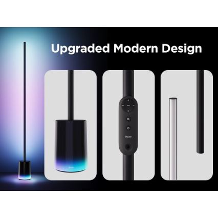 Govee - LED Prigušiva podna lampa Smart MATTER LED RGBICWW 2200-6500K Wi-Fi + Daljinski upravljač